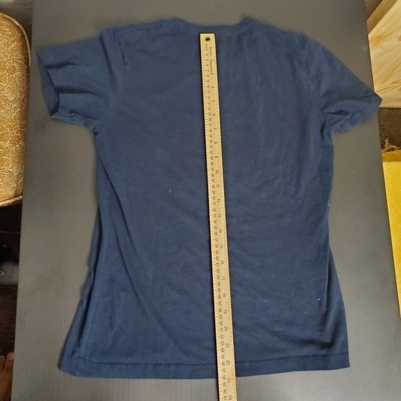 MLB CLEVELAND INDIANS 2016 POST SEASON SHIRT WOMEN SIZE LARGE NAVY BLUE - Picture 2 of 9